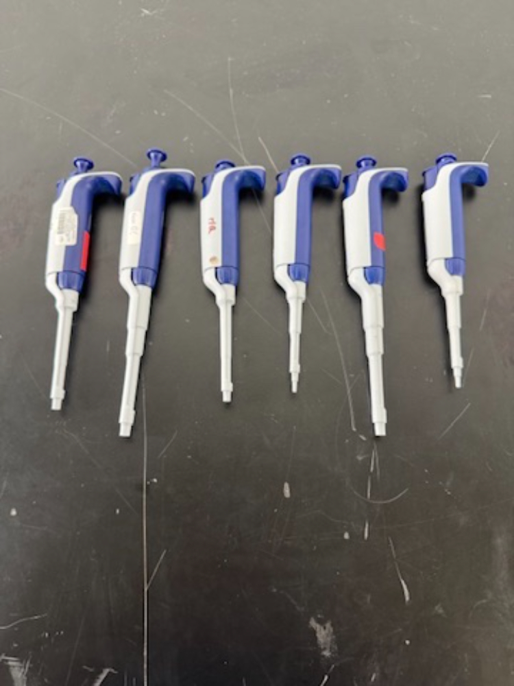 Image of Rainin Pipet-Lite XLS Single Channel Pipettes - Quantity 6